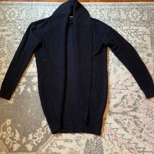 Tildon Black Knit Cocoon Cardigan